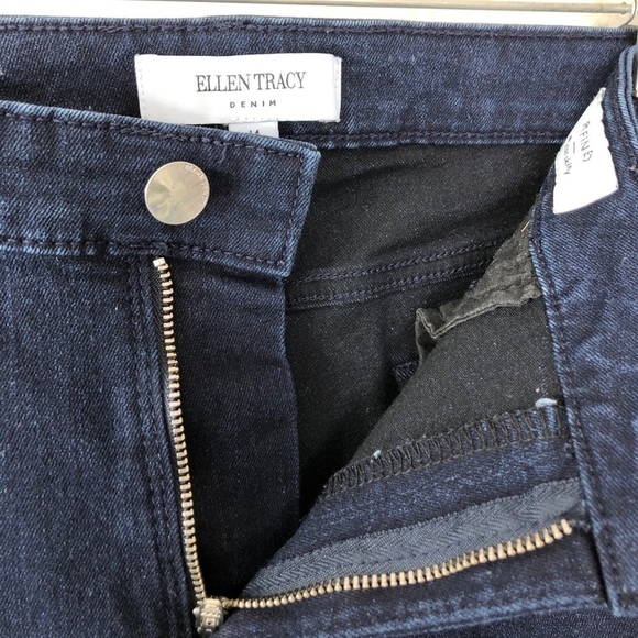 PLUS Ellen Tracy Dark Wash Jeans - Picture 4 of 6